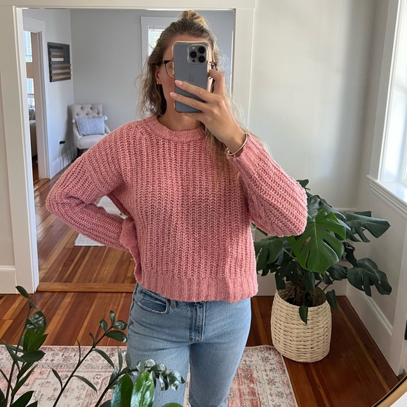 American Eagle Outfitters Sweaters - AE Cozy Pink Sweater